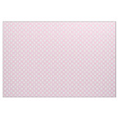 Rosa Schnörkel auf Weiß | HÜBSCH Stoff (Yard (91,4 cm))