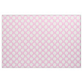 Rosa Schnörkel auf Weiß | HÜBSCH Stoff (Fat Quarter (45,7 x 55,9 cm))