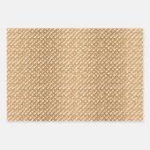 Rosa Schokolade Eiscreme Glitzer Tropfen Geschenkpapier Set (Vorderseite 2)