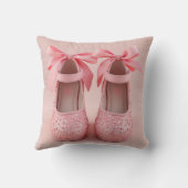 Rosa schöne Schuhe Kissen (Rückseite)
