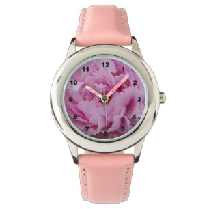 Rosa Schönheit Edelstahl Rosa Armbanduhr