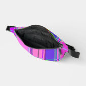Rosa Schottenstoff-Muster Tuch Madras Bauchtasche (Offen)