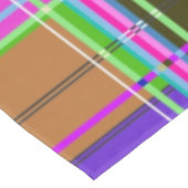 Rosa Schottenstoff-Musterstoff Madras Tischdecke (Schrägansicht)