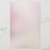 rosa Schreibpapier Briefpapier (Rückseite)