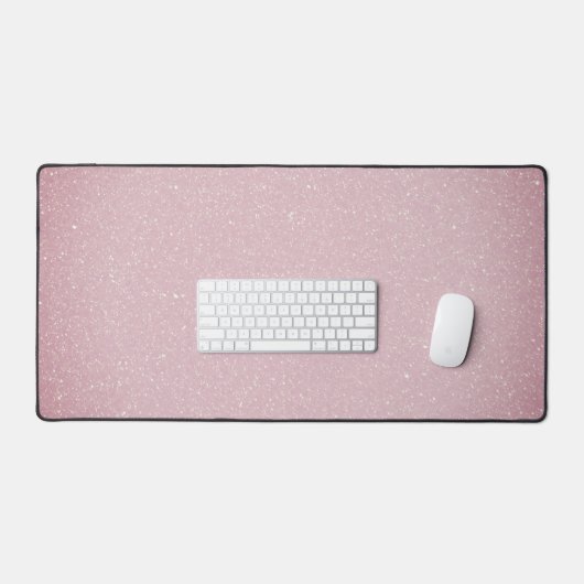 Rosa Schreibtisch matt - Soft & Elegant Schreibtischunterlage (Tastatur & Maus)