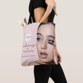 Rosa Schrift-Logo Foto-Makeup-Studio Tasche (Von Nahem)