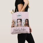 Rosa Schrift-Logo-Foto-Makeup-Studio Tasche (Von Nahem)