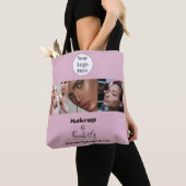 Rosa Schrift-Logo Foto-Makeup-Studio Tasche (Von Nahem)