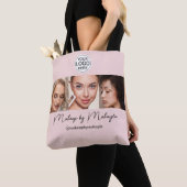 Rosa Schrift-Logo-Foto-Makeup-Studio Tasche (Von Nahem)