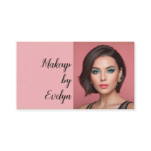 Rosa Schrift QR-Code Foto Make-up