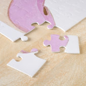 Rosa Schuh Puzzle (Seite)