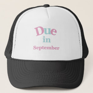 Rosa Schuld im September Truckerkappe