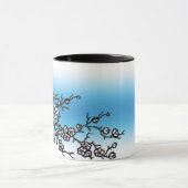 Rosa Schwalben-und Kirschblüten-Tasse Tasse (Zentrum)