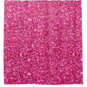 Rosa, schwarz duschvorhang (Vorderseite)