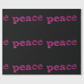 Rosa schwarz geschenkpapier (Flach)