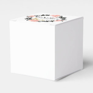 Rosa, Schwarz, Gold, Brautparty Geschenkschachtel