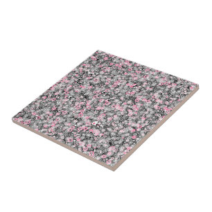 rosa schwarz grau und weiß geometrisch fliese