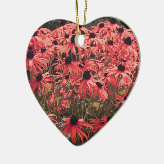 Rosa Schwarz Mit Augen Susan Blume Ornament (Links)