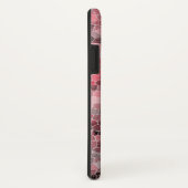 Rosa Schwarz, Mosaikfliesen Case-Mate iPhone Hülle (Hinten/Rechts)