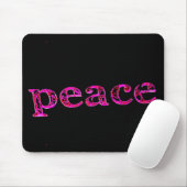Rosa schwarz mousepad (Mit Mouse)