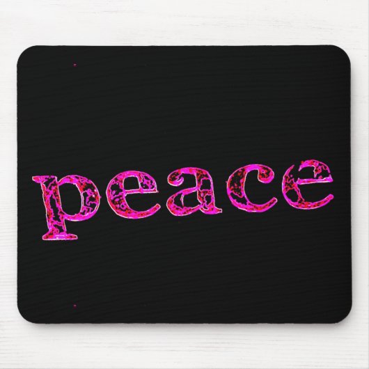 Rosa schwarz mousepad (Vorne)