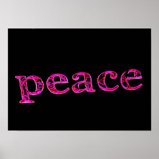 Rosa schwarz poster (Vorne)