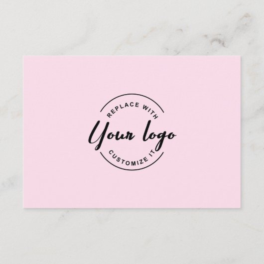 Rosa Schwarz Reservierter Sitz Benutzerdefiniertes Begleitkarte (Rückseite)