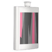 Rosa Schwarz und Grau Flachmann (Rechts)