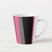 Rosa Schwarz und Grau Milchtasse (Rechts)