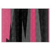 Rosa Schwarz und Grau Schneidebrett (Vorderseite)