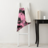 Rosa Schwarz und Grau Sherpadecke (Beispiel)