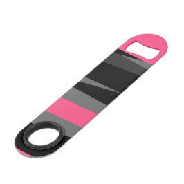 Rosa Schwarz und Grau Speed Flaschenöffner