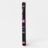 Rosa Schwarz und Weiß Case-Mate iPhone Hülle (Hinten/Links)