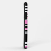 Rosa Schwarz und Weiß Case-Mate iPhone Hülle (Hinten/Rechts)