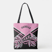 rosa, schwarz und weiß Chefdesign Tasche (Rückseite)