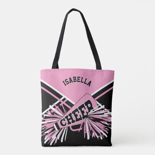 rosa, schwarz und weiß Chefdesign Tasche (Rückseite)