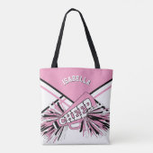 rosa, schwarz und weiß Chefdesign Tasche (Rückseite)