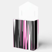 Rosa Schwarz/Weiß Abstrakt Geschenkschachtel (Geöffnet)