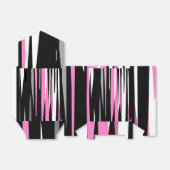 Rosa Schwarz/Weiß Abstrakt Geschenkschachtel (Ungefaltet)