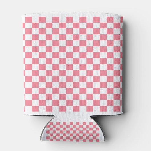 Rosa Schwarz/Weiß Dosenkühler (Rückseite)