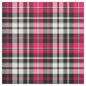 Rosa Schwarz Weiß Kariert Tartan  Stoff (Muster)