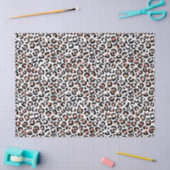 Rosa Schwarz-weiß Leopard Seidenpapier (Basteln)