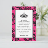 Rosa, Schwarz-weiße Kronleuchter-Skulpturen für Ho Einladung (Stehend Vorderseite)