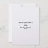 Rosa Schwarze Abstrakte Wirbel Brautparty Einladun Einladung (Rückseite)