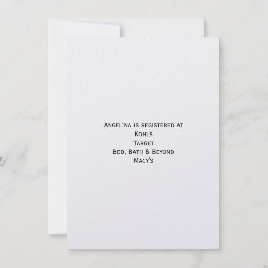 Rosa Schwarze Abstrakte Wirbel Brautparty Einladun Einladung (Rückseite)