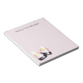 Rosa schwarze Candy Corn Notizblock (angewinkelt)