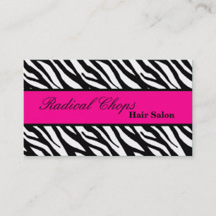 Rosa schwarze Druck-Muster-Visitenkarte des Visitenkarte