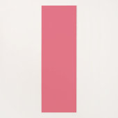 Rosa schwarze Leoparden Drucke Mit Monogramm Yogamatte (Rückseite)