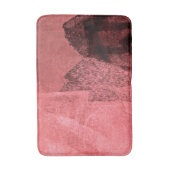 Rosa schwarze Liebe inspiriert abstrakte Malkunst Badematte (Vorderseite Vertikal)