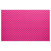Rosa/schwarze Polka-Dosen Stoff (Fat Quarter (45,7 x 55,9 cm))